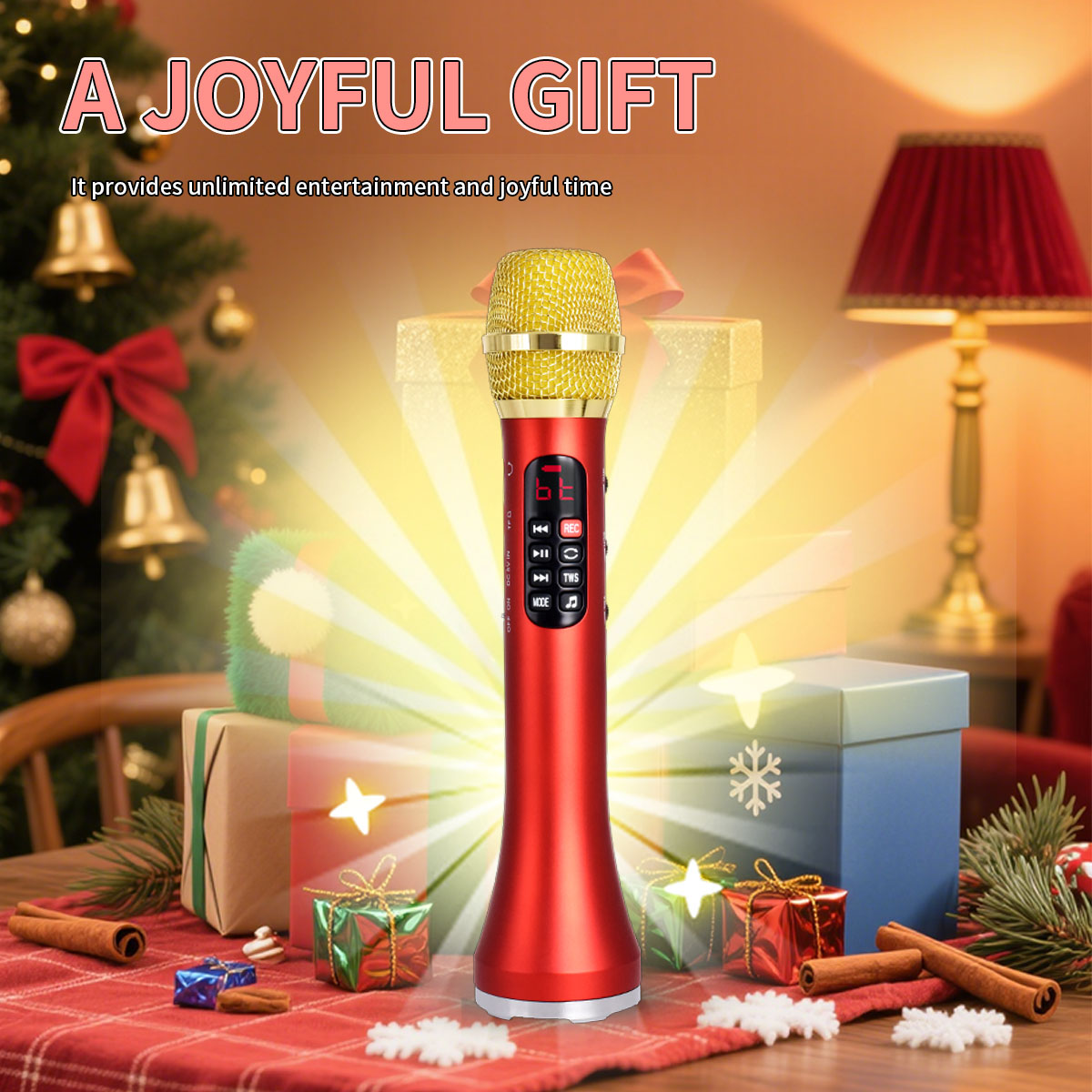 Bluetooth Speaker - 1 Piece of 28cm 25W/Pc Karaoke