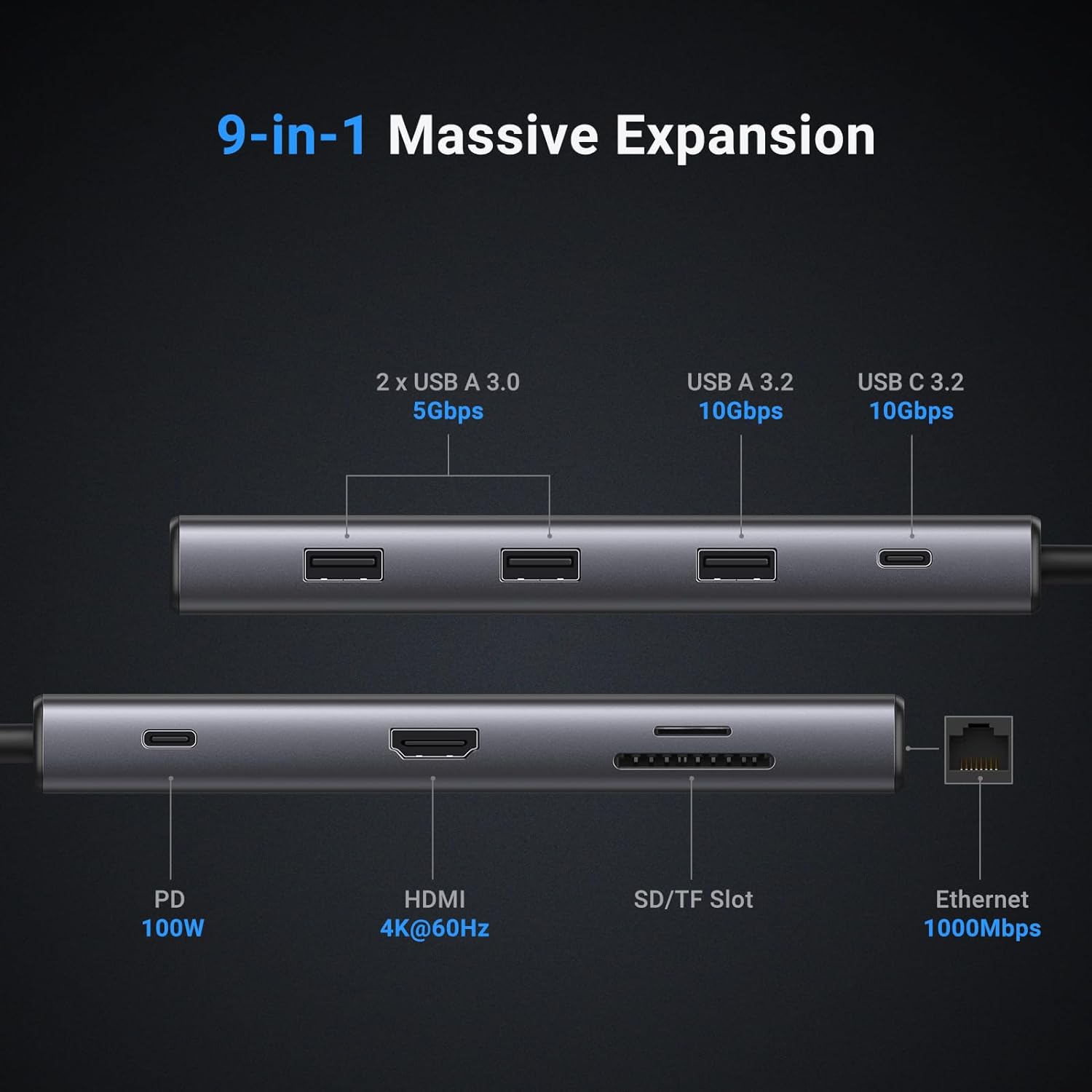 UGREEN Revodok Pro 109 USB C H - Usb Hub review and price
