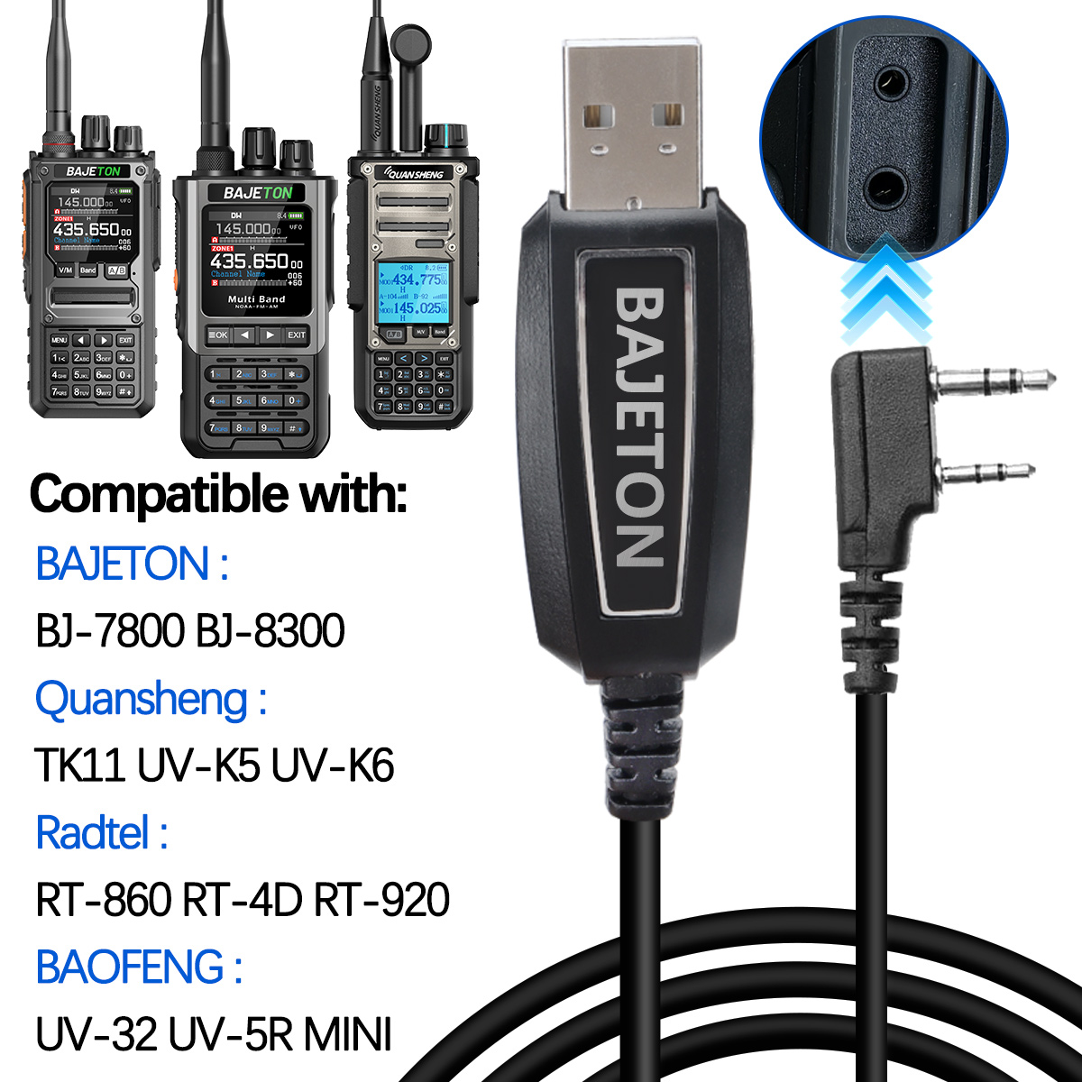 BAJETON Walkie Talkie USB Prog - Usb Hub review and price