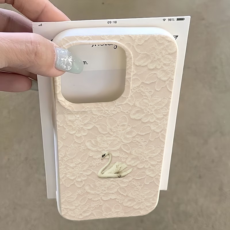 Lace Swan Pattern Lychee Textu - Usb Charger review and price